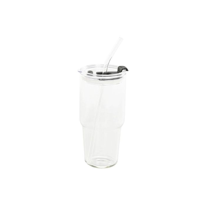 Vaso Basicos DKD Home Decor Transparente 9 x 17.5 x 9 cm 1 Vaso Basicos DKD Home Decor Transparente 9 x 17.5 x 9 cm 1