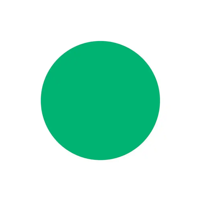 Liderpapel Gomets Autoadhesivos Circulares 15 mm Verde Rollo 2500 Unidades Caja Cartón 7