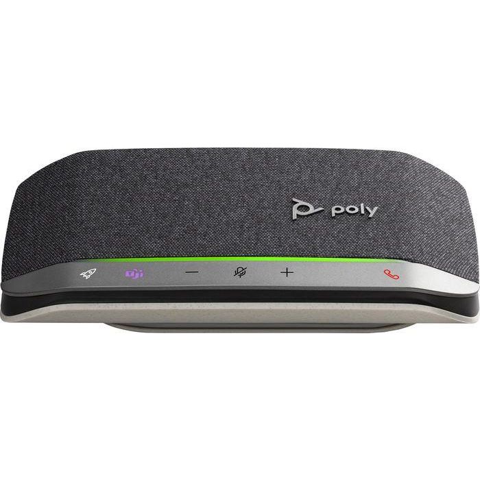 Poly Altavoz Sync 20 MS Plus Bluetooth con Micrófono USB-C, Sonido Full Duplex, Portátil, Carga Móvil