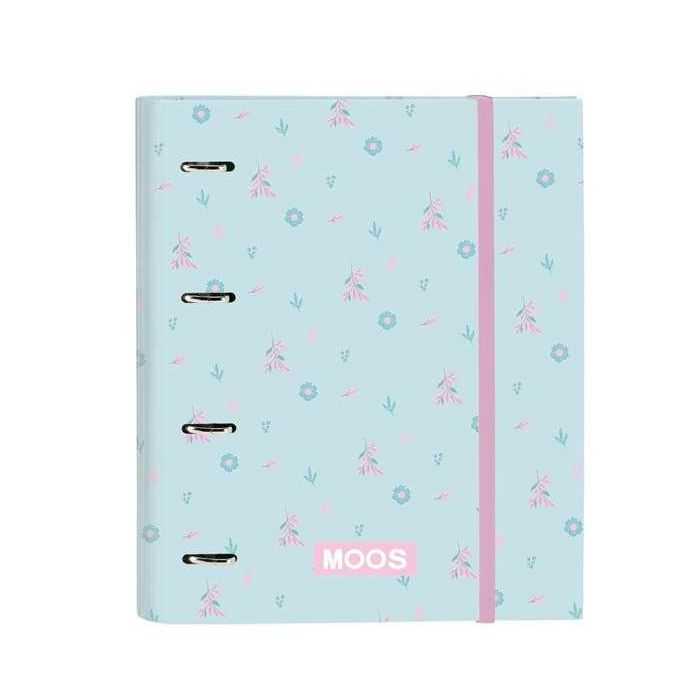 Safta Carpeta 4 Anillas 35mm Moos "Garden" Acolchada Rolling Printing Azul Turquesa 27x32x3.5cm 6 Safta Carpeta 4 Anillas 35mm Moos "Garden" Acolchada Rolling Printing Azul Turquesa 27x32x3.5cm 6