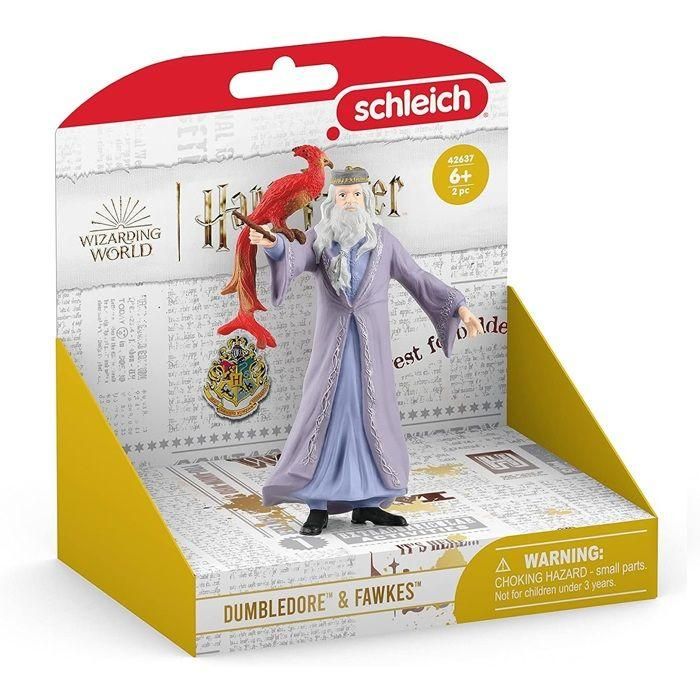 SCHLEICH - Dumbledore y Fawkes - 42637 - Gama de Harry Potter 2 SCHLEICH - Dumbledore y Fawkes - 42637 - Gama de Harry Potter 2