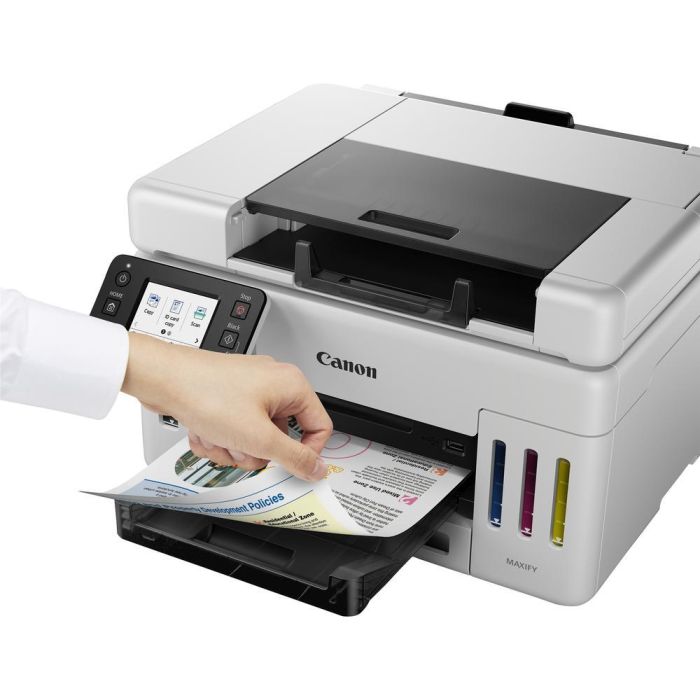 Multifunción Recargable Canon MAXIFY GX6550 MegaTank WiFi/ Dúplex/ Blanca 4 Multifunción Recargable Canon MAXIFY GX6550 MegaTank WiFi/ Dúplex/ Blanca 4