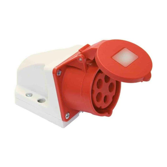 Solera Base Cetac Superficie 3P+N+T Roja 32A 400V~ IP44 Referencia 932154