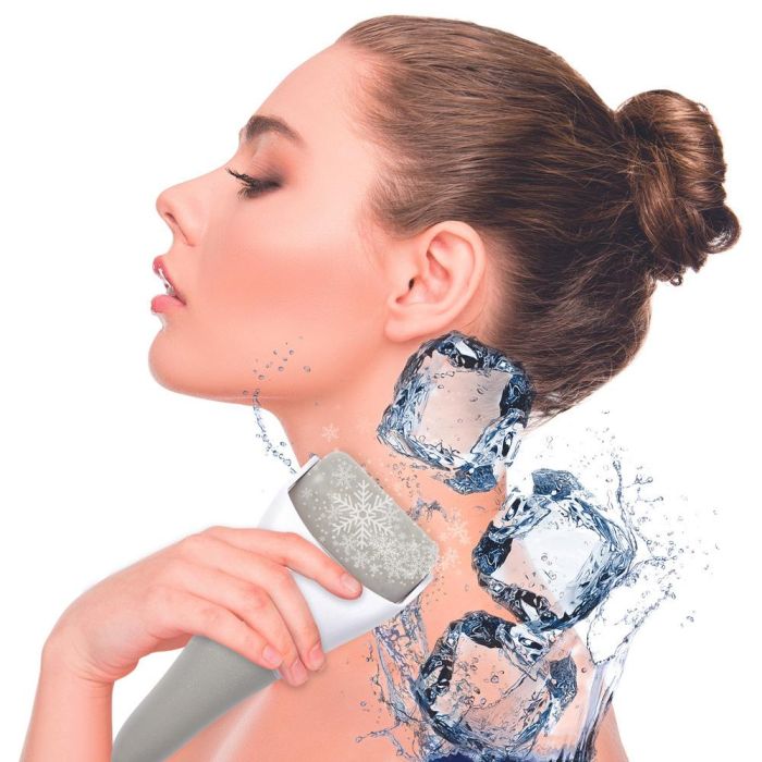 Cosmetic Club Rodillo Hielo Masajeador para Cara y Cuerpo, Reafirmante y Revitalizante de Piel 5