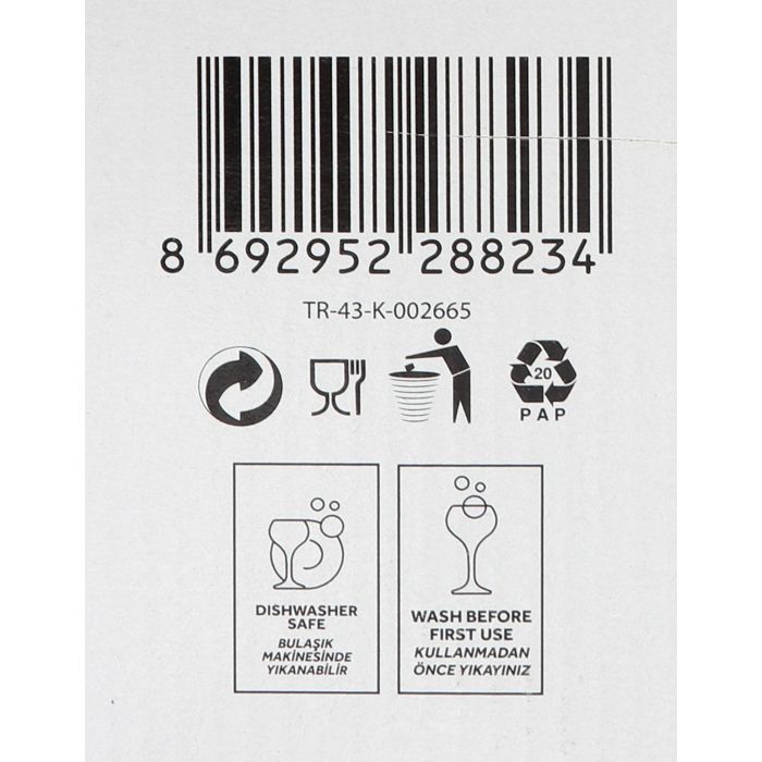 LAV Set de 6 Bols Hestia de 215 cc, 10.5 cm diámetro x 4.8 cm alto (8 Cajas) 4