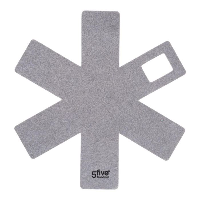 5Five Salvasartenes Protector Base Sartenes Fieltro Pack 6 Unidades 38x38cm 35x35cm 28x28cm 1
