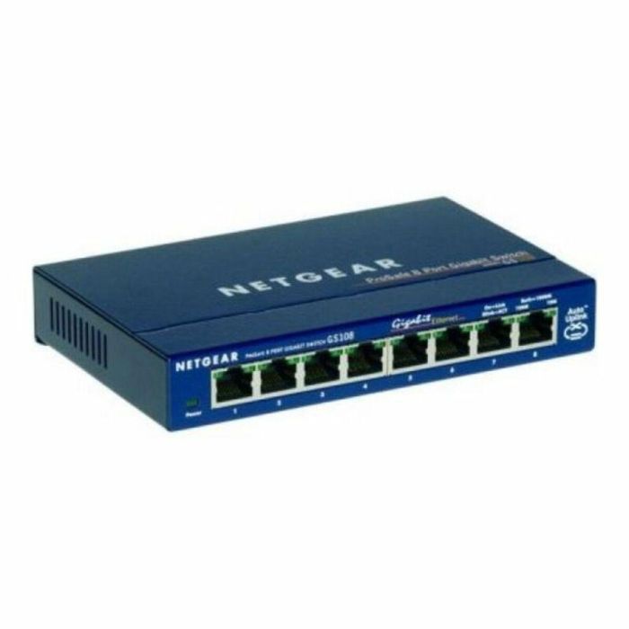 Netgear GS108 - 8 Port Gigabit Ethernet (10/100/1000) Network Switch