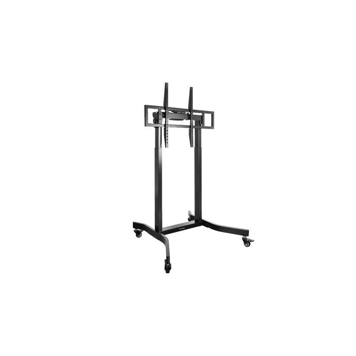 Tooq Lux Soporte de Suelo con Ruedas y Regulación Eléctrica de Altura para Pantallas 55"-100", Negro Tooq Lux Soporte de Suelo con Ruedas y Regulación Eléctrica de Altura para Pantallas 55"-100", Negro