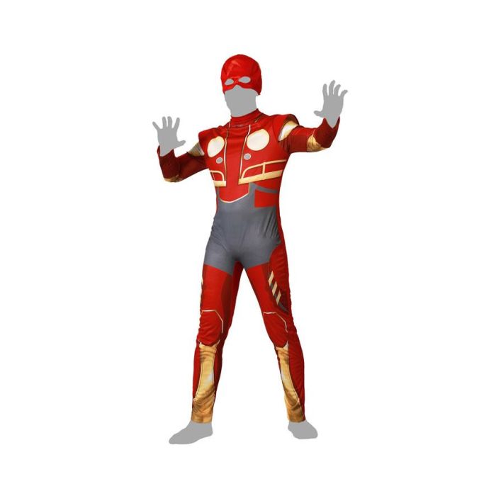 Disfraz Heroe Veloz Rojo Hombre Adulto XL 4 Disfraz Heroe Veloz Rojo Hombre Adulto XL 4