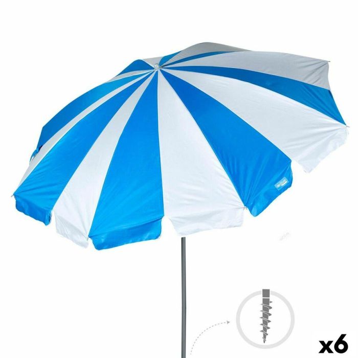 Sombrilla Aktive 200 x 210 x 200 cm (6 Unidades) 0 Sombrilla Aktive 200 x 210 x 200 cm (6 Unidades) 0