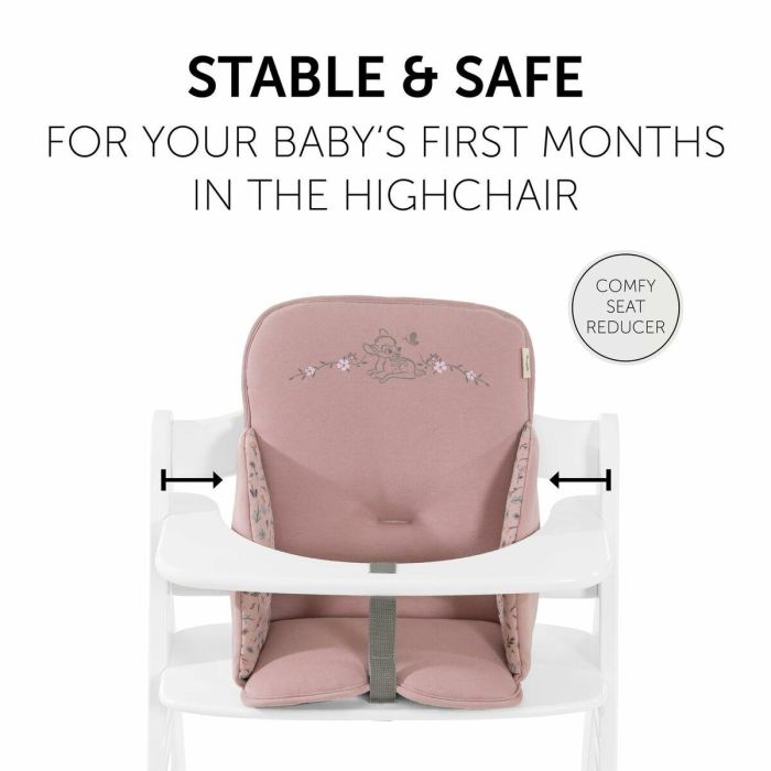 Hauck AAAPN65432 Reductor de Trona Antideslizante - Diseño Bambi Rose para Comodidad del Bebé 12