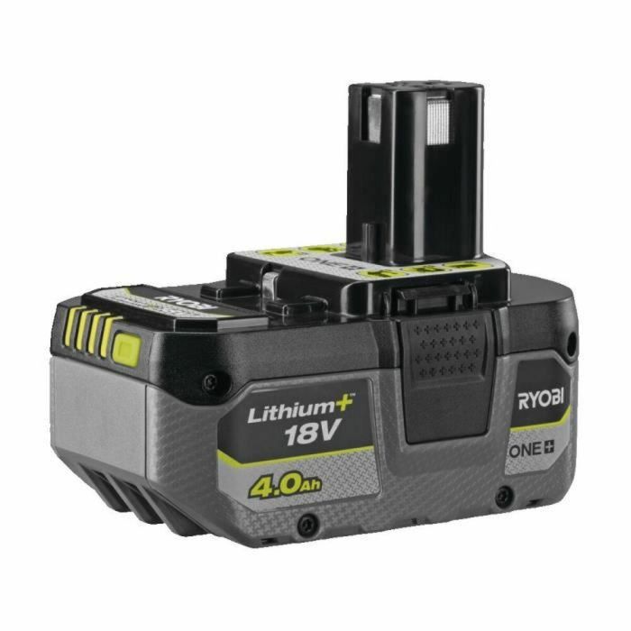 Ryobi RB1840X Batería 18V 4.0Ah Ión de Litio para Taladro, Destornillador Eléctrico, Martillo Perforador