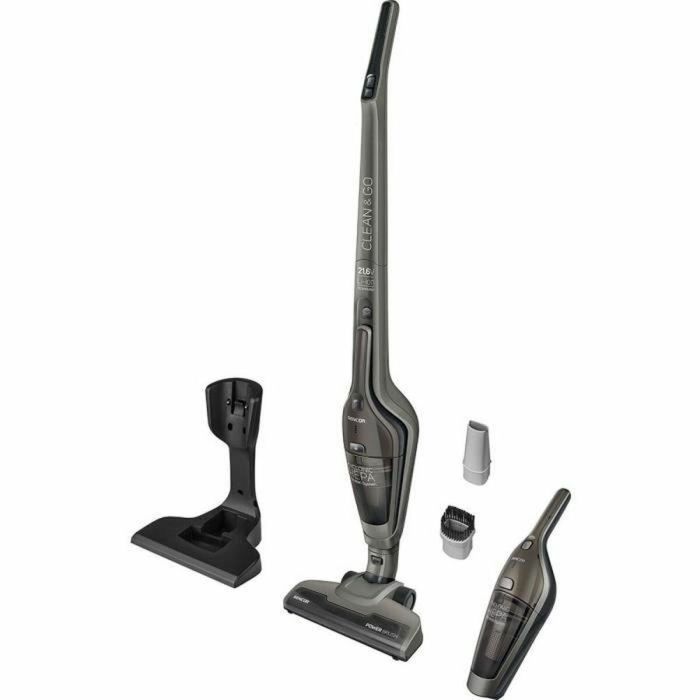 Aspirador Escoba Inalámbrico 2 en 1 - SENCOR - SVC 8621TI - 110 W - 50 min - 0,5 L - Batería Li-Ion 21,6 V - Titanio 5 Aspirador Escoba Inalámbrico 2 en 1 - SENCOR - SVC 8621TI - 110 W - 50 min - 0,5 L - Batería Li-Ion 21,6 V - Titanio 5