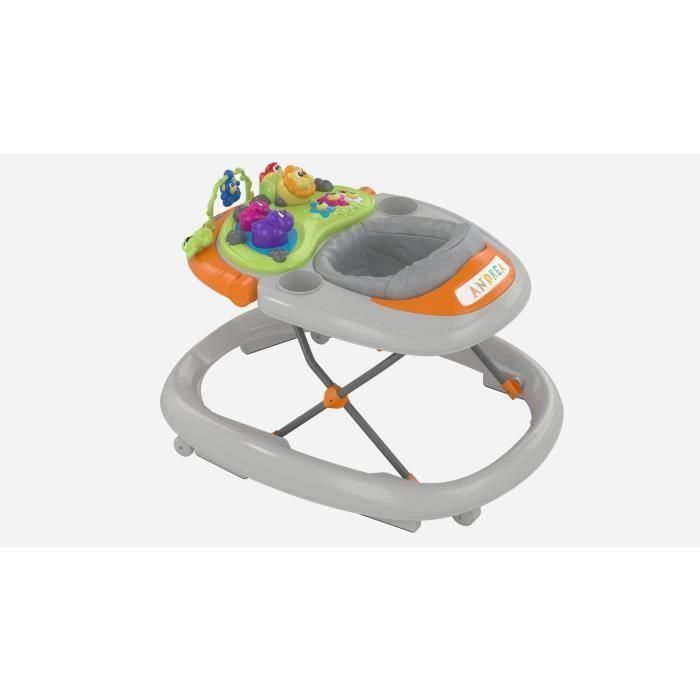 Andador Walky Talky Gris - Sonidos y Luces - 4 ruedas - 6 frenos - CHICCO Andador Walky Talky Gris - Sonidos y Luces - 4 ruedas - 6 frenos - CHICCO