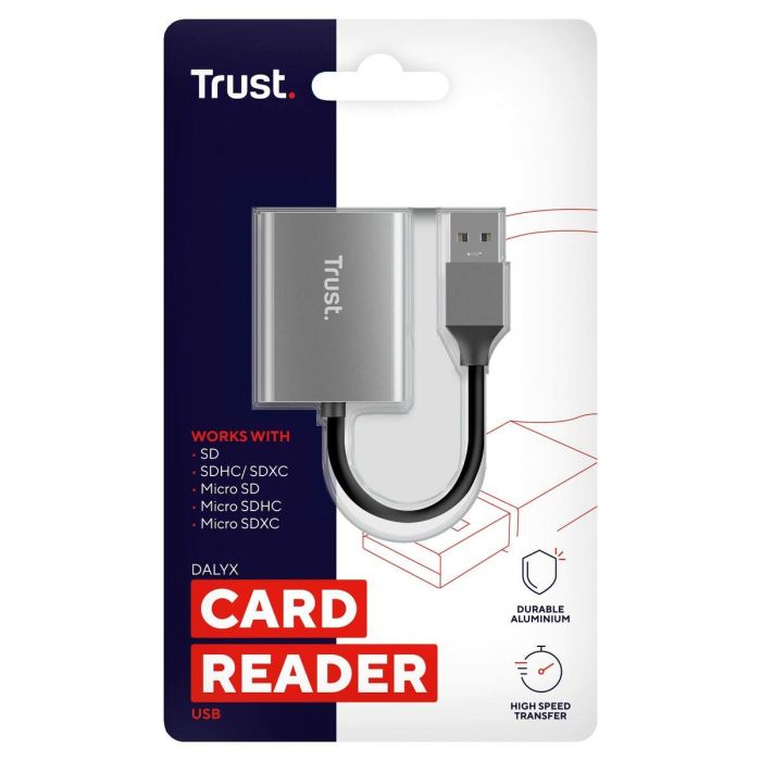 Lector de Tarjetas Trust 24135 (1 unidad) 1 Lector de Tarjetas Trust 24135 (1 unidad) 1