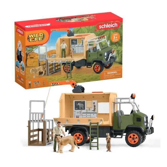 Schleich 42475 - Gran camión de rescate de animales