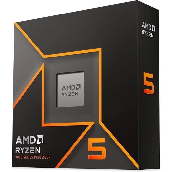 AMD Ryzen 5 9600X Procesador de Sobremesa | 3.9 GHz | 38 MB L2+L3 Caché | Zócalo AM5 | DDR5 | Gráficos Radeon Integrados | Caja 1