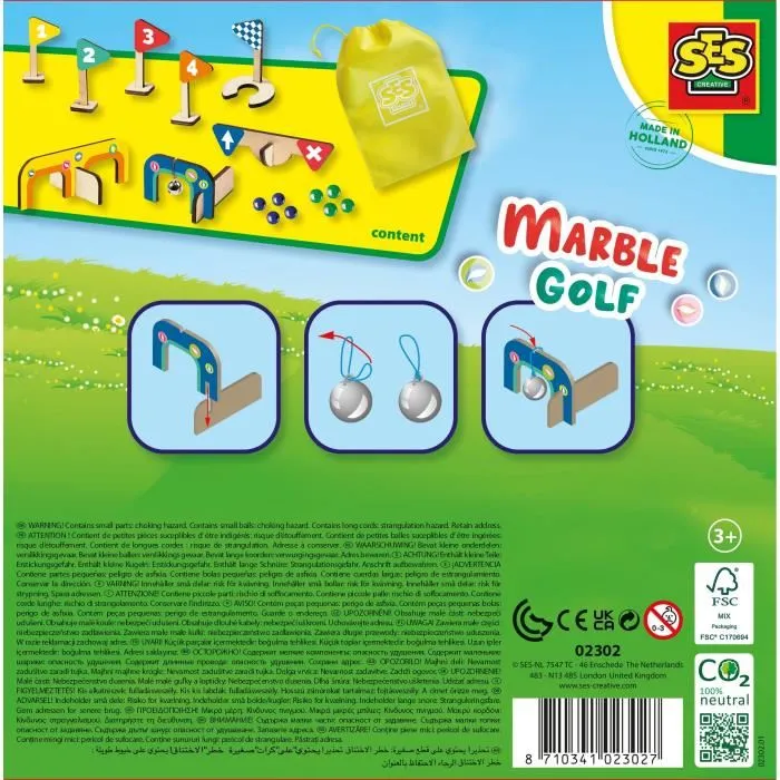 Ses Creative SES8710341023027 Ruta de madera de Minigolf 1