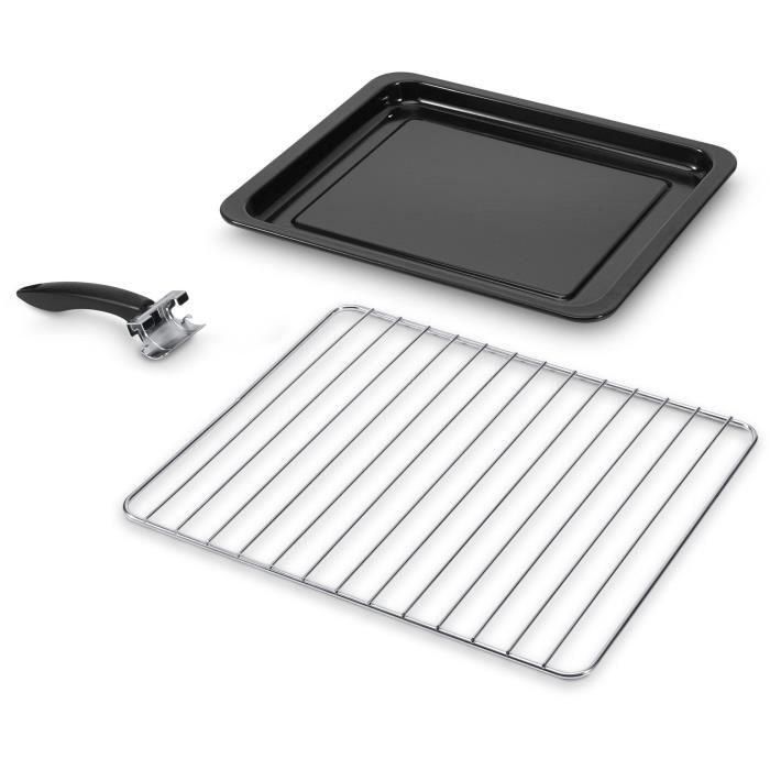 Horno pequeño - Con ventilador - DELONGHI - EO 40112.BK - Negro - Puerta de doble cristal - 40 L - 51,5 x 44 x 36 cm - 2000 W 5