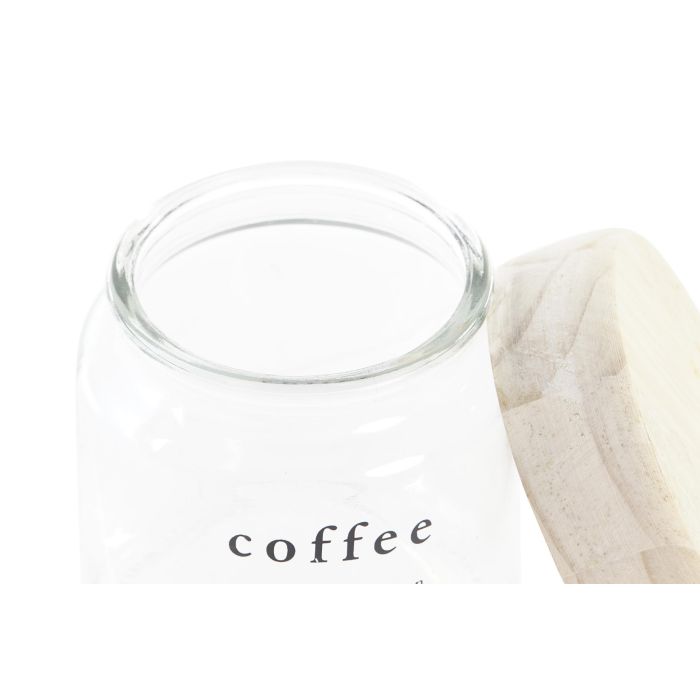Bote Cottage DKD Home Decor Transparente Natural 10 x 11 x 10 cm (12 Unidades) 2 Bote Cottage DKD Home Decor Transparente Natural 10 x 11 x 10 cm (12 Unidades) 2
