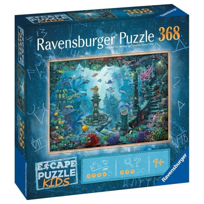 Puzzle de escape infantil En el reino submarino, puzzle de 368 piezas, Des 9, 13395, Ravensburger 2