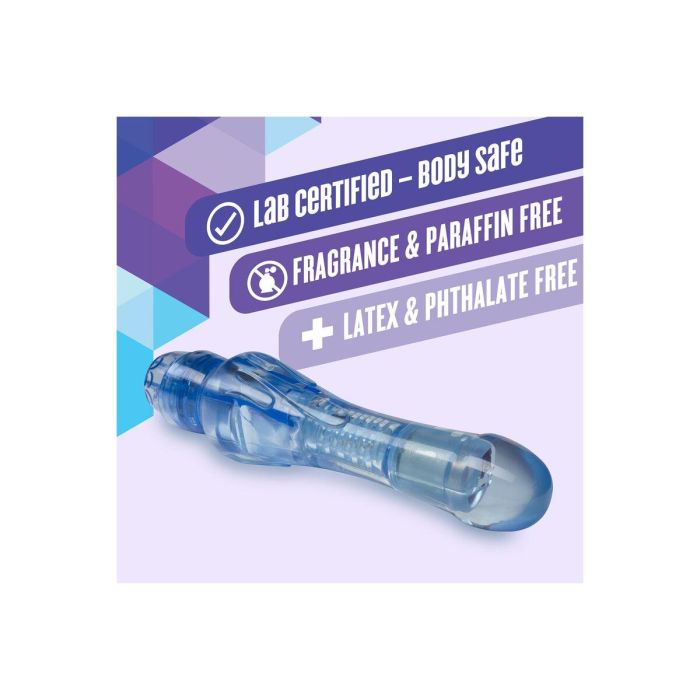 Vibrador Blush Naturally Yours Azul 6 Vibrador Blush Naturally Yours Azul 6