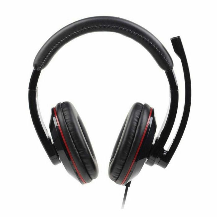 Gembird MHS-U-001 Auriculares Casco de Diadema Alámbricos USB con Micrófono y Control en Línea para Llamadas y Música Negro Gembird MHS-U-001 Auriculares Casco de Diadema Alámbricos USB con Micrófono y Control en Línea para Llamadas y Música Negro