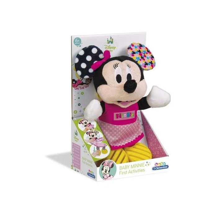Clementoni Sonajero Minnie Peluche Texturas con Mordedor 18x28x11 cm 19
