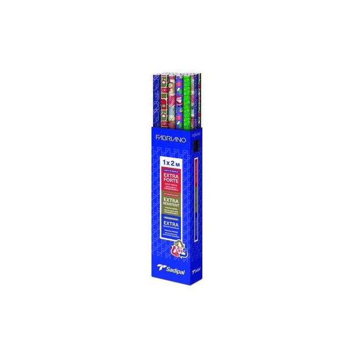 Papel De Regalo Rollo Sadipal Gran Formato Xl 1X2 M (Caja De 30) Navidad I Love Christmas