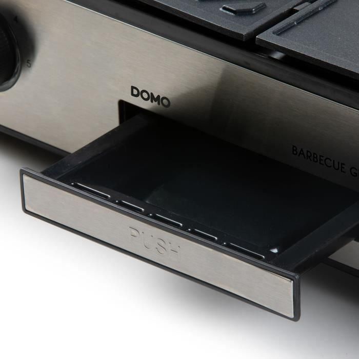Domo DO9259G Barbacoa de Sobremesa Genius con 2 Zonas de Cocción, Termostato Regulable, 2400 W 5 Domo DO9259G Barbacoa de Sobremesa Genius con 2 Zonas de Cocción, Termostato Regulable, 2400 W 5