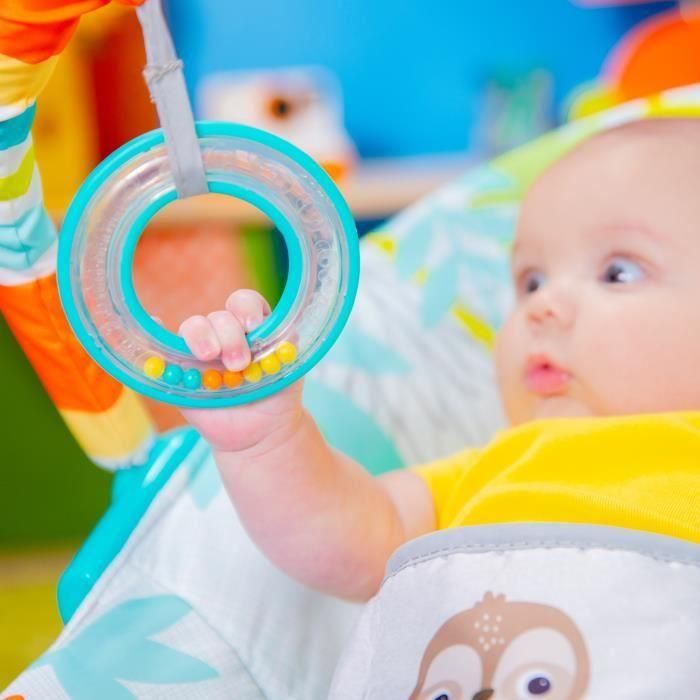 Bright Starts Hamaca Vibratoria para Bebé Rainforest Vibes | Arnés de 3 Puntos y Pies Antideslizantes 2 Bright Starts Hamaca Vibratoria para Bebé Rainforest Vibes | Arnés de 3 Puntos y Pies Antideslizantes 2