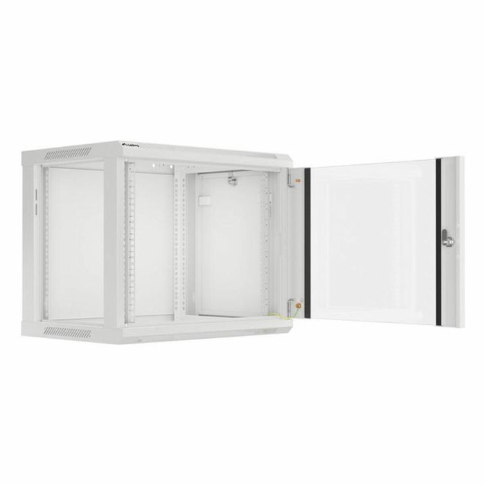 Lanberg WF01-6409-10S Armario Rack Bastidor de Pared de 9U con Carga Máxima de 60 kg, Color Gris 15