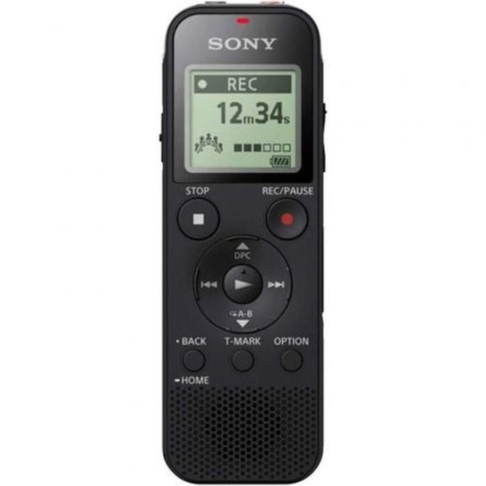 Sony Grabadora de Voz Digital ICD-PX470 Negra 4GB con USB Integrado y Grabación PCM/MP3 1