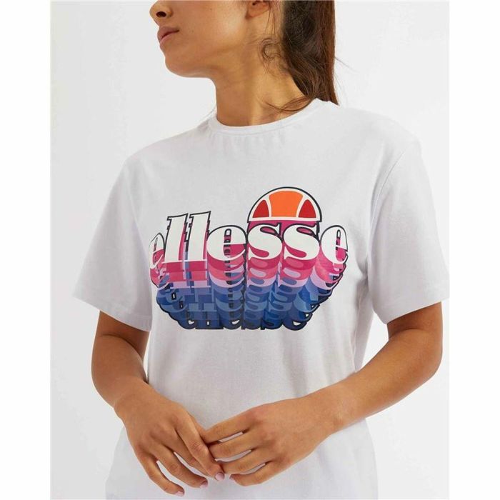 Camiseta de Manga Corta Mujer Ellesse Zingha Blanco L 2 Camiseta de Manga Corta Mujer Ellesse Zingha Blanco L 2