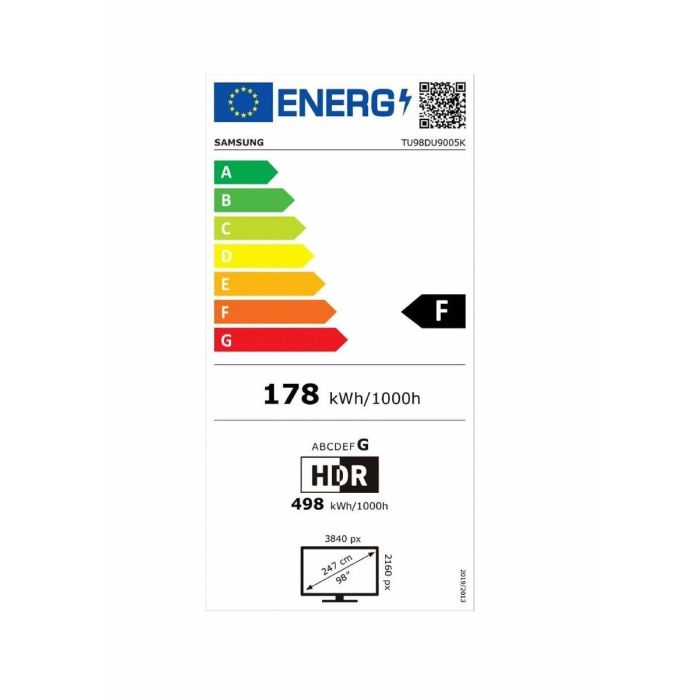 Samsung TV DU9005 Crystal UHD 98” 4K Smart TV 2024 1