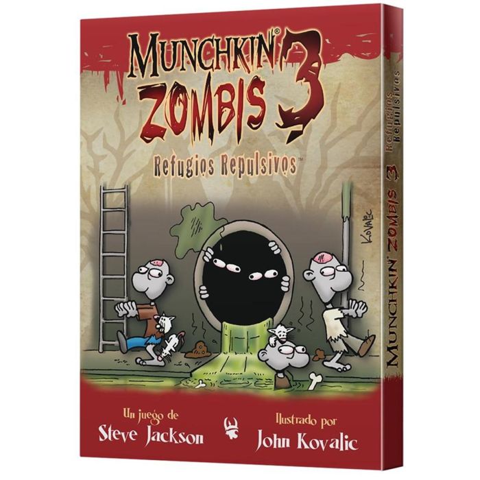 Munchkin Zombis 3: Refugios Repulsivos Expansión Juego de Cartas Temática Zombis 0 Munchkin Zombis 3: Refugios Repulsivos Expansión Juego de Cartas Temática Zombis 0