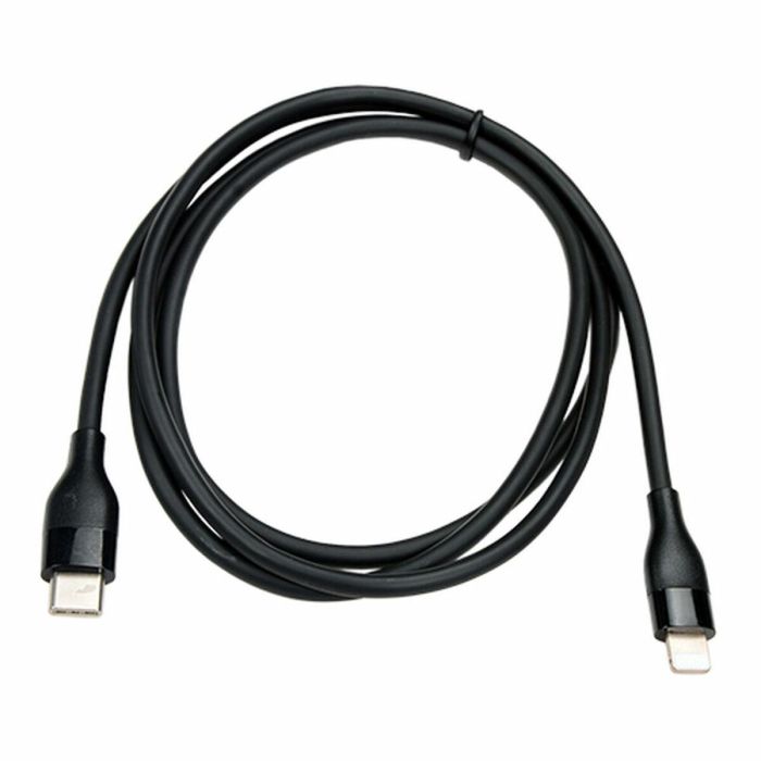 Cable USB-C a Lightning V7 V7USBCLGT-1M Negro 1