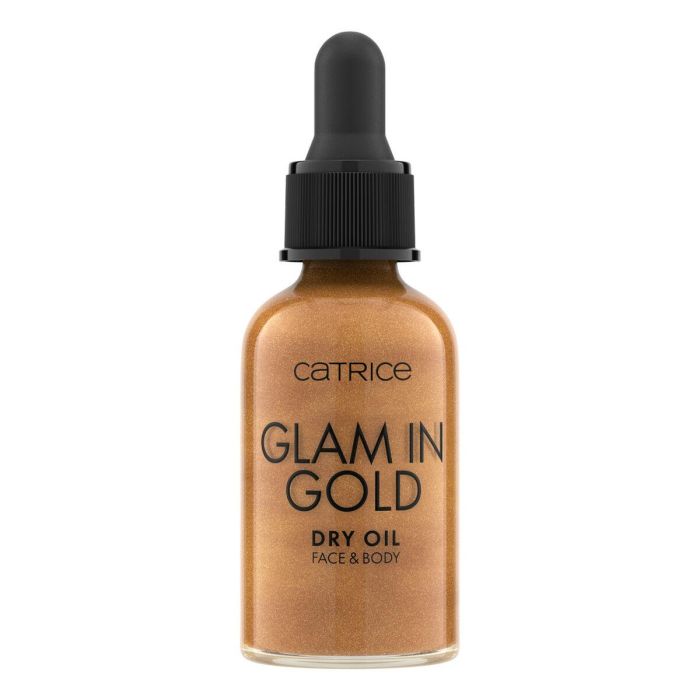 Catrice GLAM IN GOLD aceite seco #010 para rostro y cuerpo, brillo dorado y luminosidad, fragancia floral 30 ml 3