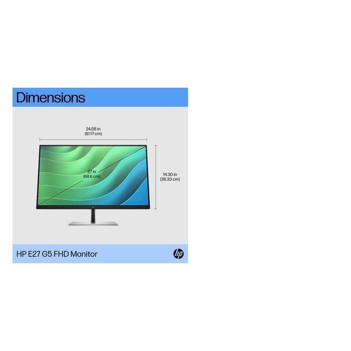 HP E27 G5 FHD Monitor 9 HP E27 G5 FHD Monitor 9