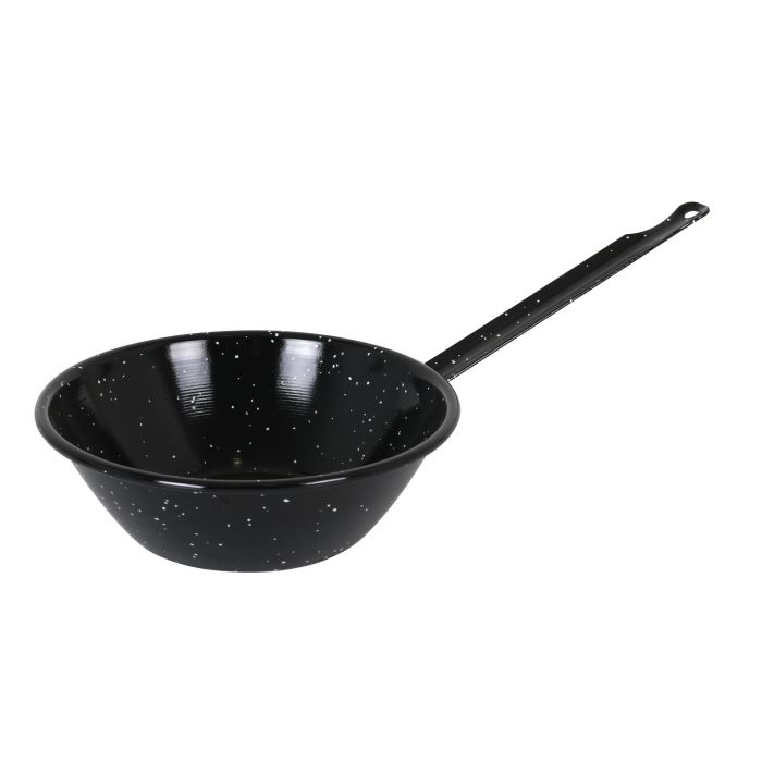 La Estrella Sarten Honda Bordonada 18 cm - 0.9 L Jaspeada (8 Unidades)