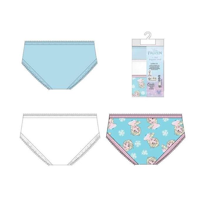 Cerdá Pack Braguitas Single Jersey 3 Piezas Frozen T04/05 Multicolor 4-5 Años 2