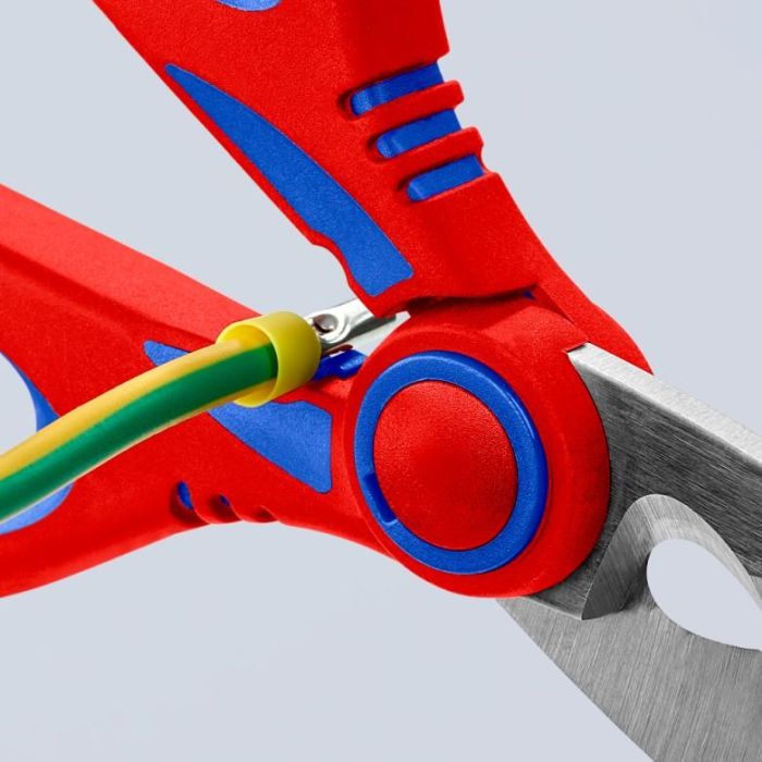 KNIPEX Elektrikerschere mit Crimpstelle 14 KNIPEX Elektrikerschere mit Crimpstelle 14