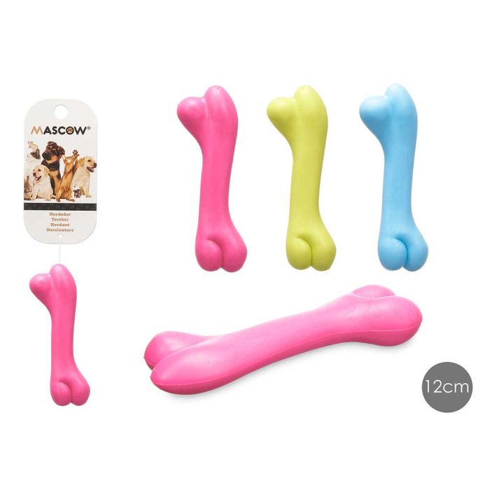 Hueso de Silicona Realista 12 cm para Mascotas - Mascow, Colores Surtidos (24 Unidades) Hueso de Silicona Realista 12 cm para Mascotas - Mascow, Colores Surtidos (24 Unidades)
