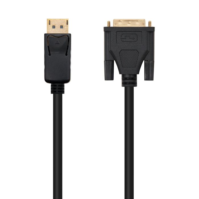 Nanocable Cable DisplayPort a DVI 1m - Conectores blindados en oro, compatible DisplayPort 1.2a, 1920x1080@60Hz 1 Nanocable Cable DisplayPort a DVI 1m - Conectores blindados en oro, compatible DisplayPort 1.2a, 1920x1080@60Hz 1