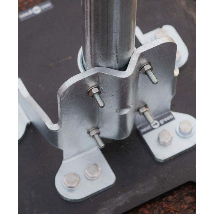 Next Green Soporte Techo y Suelo para Tubo Acero 60mm HD para Instalación de Caja de Carga 4