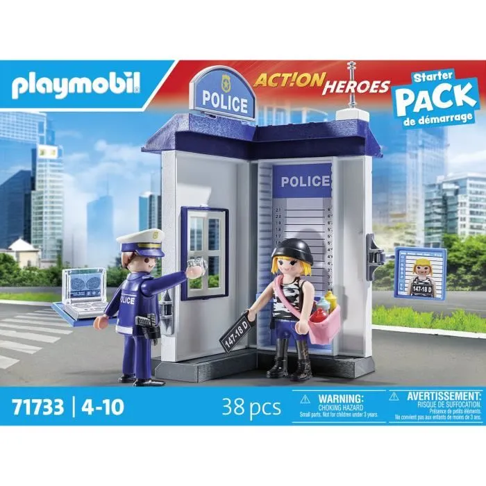 Playmobil Starter Pack Sala De Policía 71733 Juego De Investigación Policíal 5 Playmobil Starter Pack Sala De Policía 71733 Juego De Investigación Policíal 5