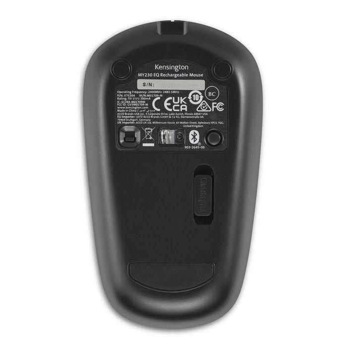 Kensington MY230 EQ Rechargeable Mouse – Wireless – Midsize 4 Kensington MY230 EQ Rechargeable Mouse – Wireless – Midsize 4