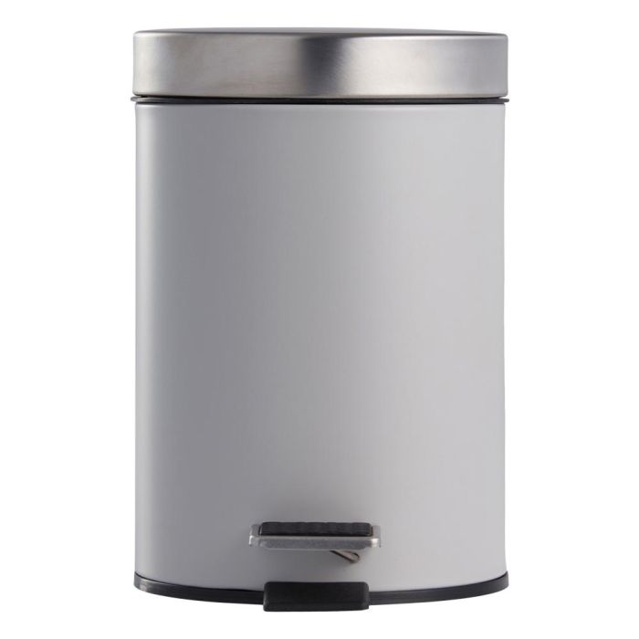 Day Cubo 3 L Surtido con Pedal de Acero Inoxidable, Cubo Interno Extraíble, Gris Oscuro, Gris Claro, Negro 5