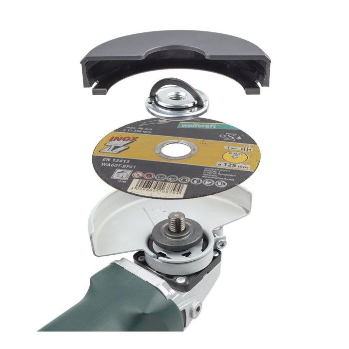 Wolfcraft Tuerca de Fijación Rápida para Amoladora Angular M14 Ø 45 mm 4 Wolfcraft Tuerca de Fijación Rápida para Amoladora Angular M14 Ø 45 mm 4