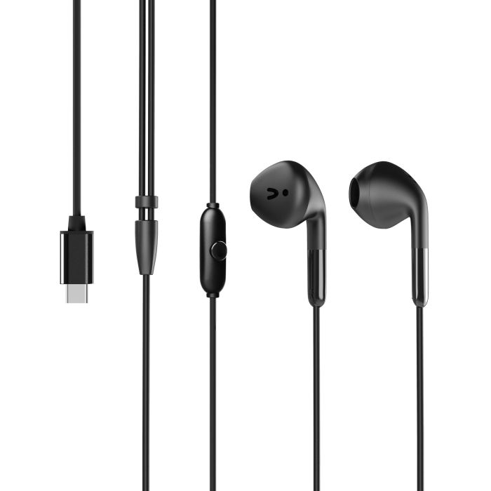 Muvit Auriculares E58 Estéreo con Conector Tipo C, Materiales Reciclados, Sonido de Alta Calidad 5 Muvit Auriculares E58 Estéreo con Conector Tipo C, Materiales Reciclados, Sonido de Alta Calidad 5